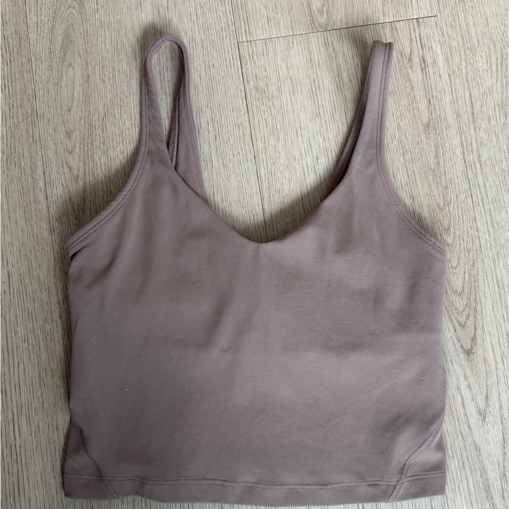 lululemon cacao align tank size 4